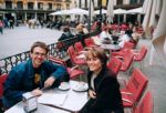 Cafe con leche mit Ingrid aus Schweden in Toledo.