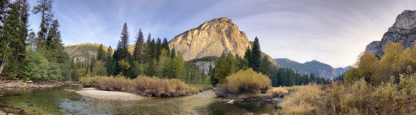 Morgenstimmung an den Zumwalt Meadows im Kings Canyon National Park.