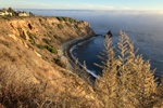 Endlich wieder Sonne am Point Vincent Lighthouse in Palos Verdes.