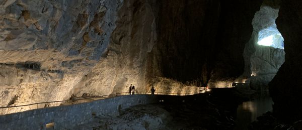 Unterwegs unter den Erde in der Škocjanske jame.