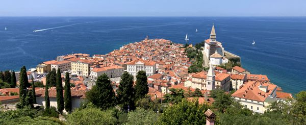 Der westlichste Punkt Sloweniens in Piran.