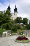 Wallfahrtskirche auf dem Gipfel des Pöstlingbergs.