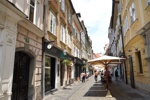 Unterwegs in den Gassen von Ljubljana zwischen alten und neuen Häusern - II.