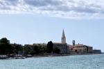 Die Halbinsel Poreč mit der Altstadt.
