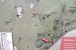 Karte des zentralen Bereichs des State Parks.