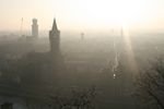 Verona im winterlichen Dunst