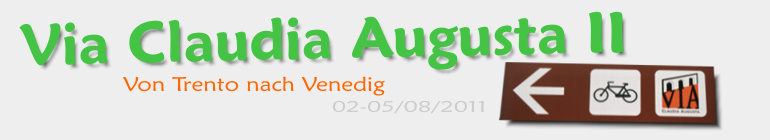 Überschrift: Via Claudia Augusta
