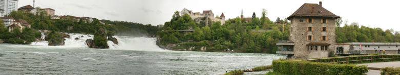 Rheinfall von unten