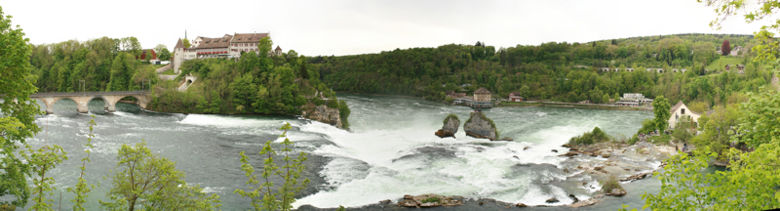 Rheinfall von oben